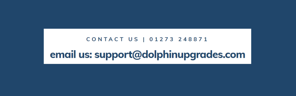 email us support@dolphinupgrades.com